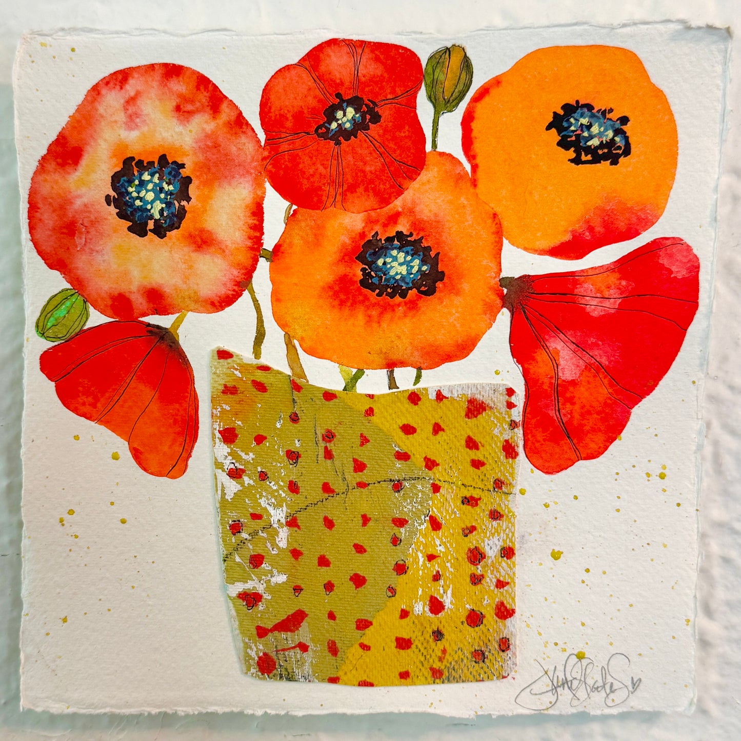 Pot of Poppies
