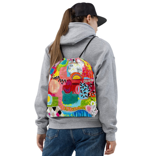 Play All Day Drawstring Bag